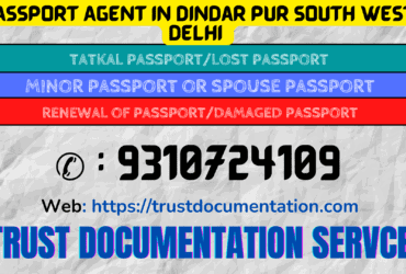 Passport agent consultant in Dindar Pur South West Delhi 9310724109