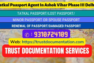 Passport agent consultant in Ashok Vihar Phase III Delhi 9310724109