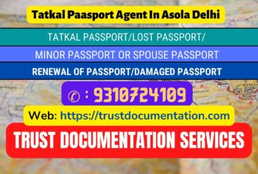 Passport agent consultant in Asola Delhi 9310724109