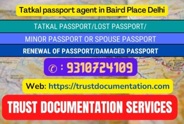 Passport agents service in Baird Place Delhi 9310724109