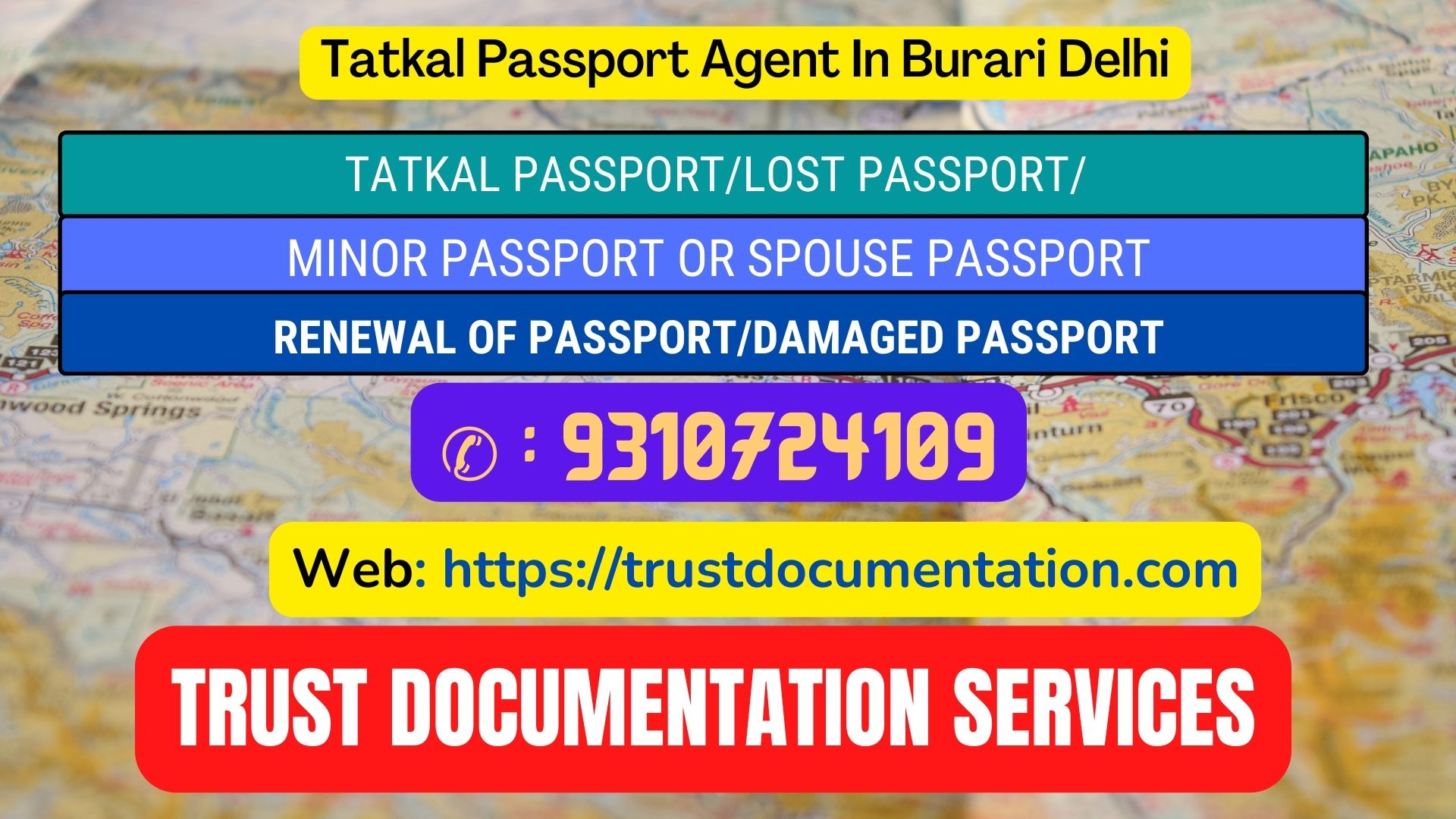 Passport agents service in Burari Delhi 9310724109