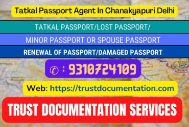 Passport agents service in Chanakyapuri Delhi 9310724109