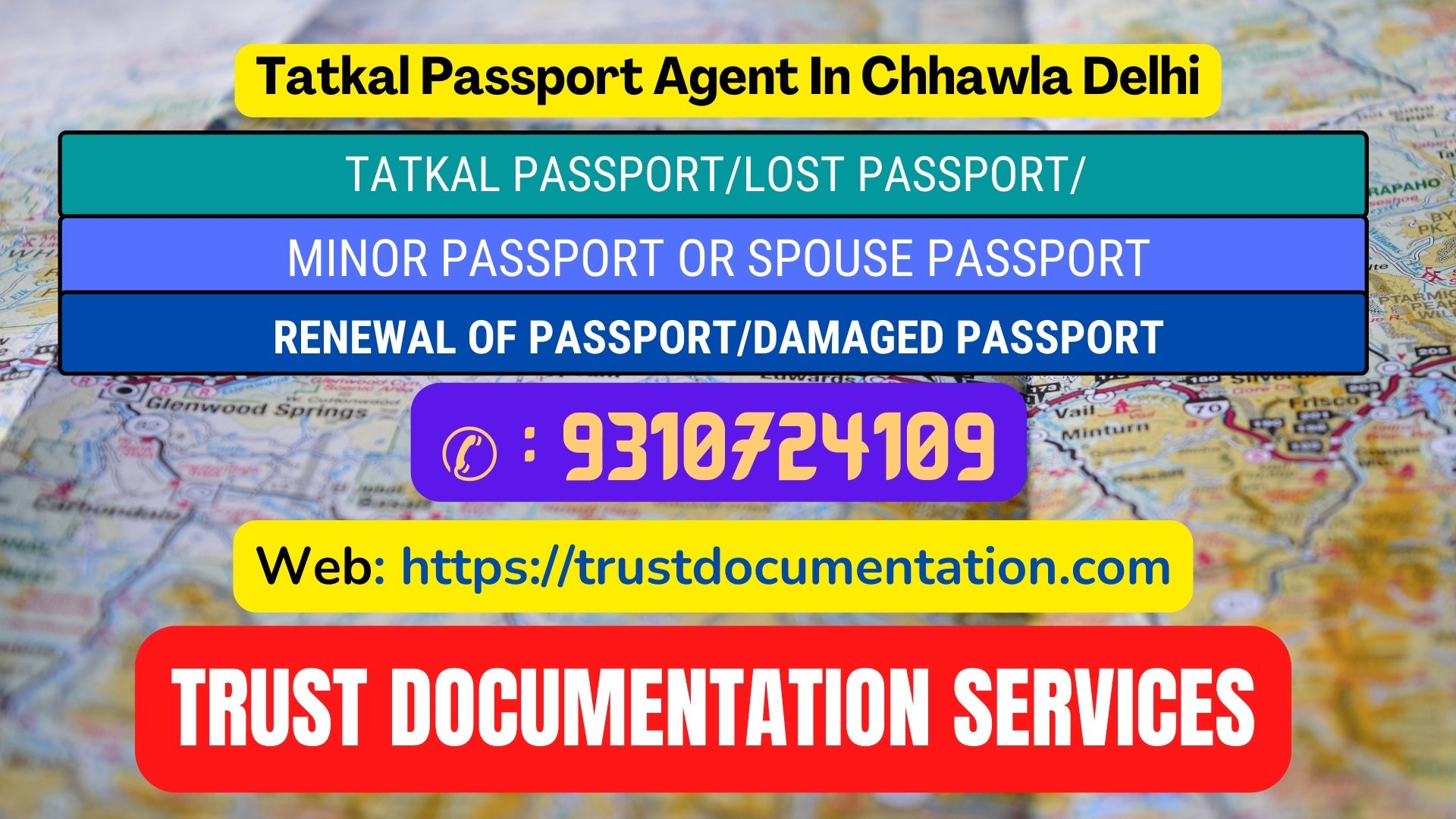 Passport agents in Chhawla Delhi9310724109