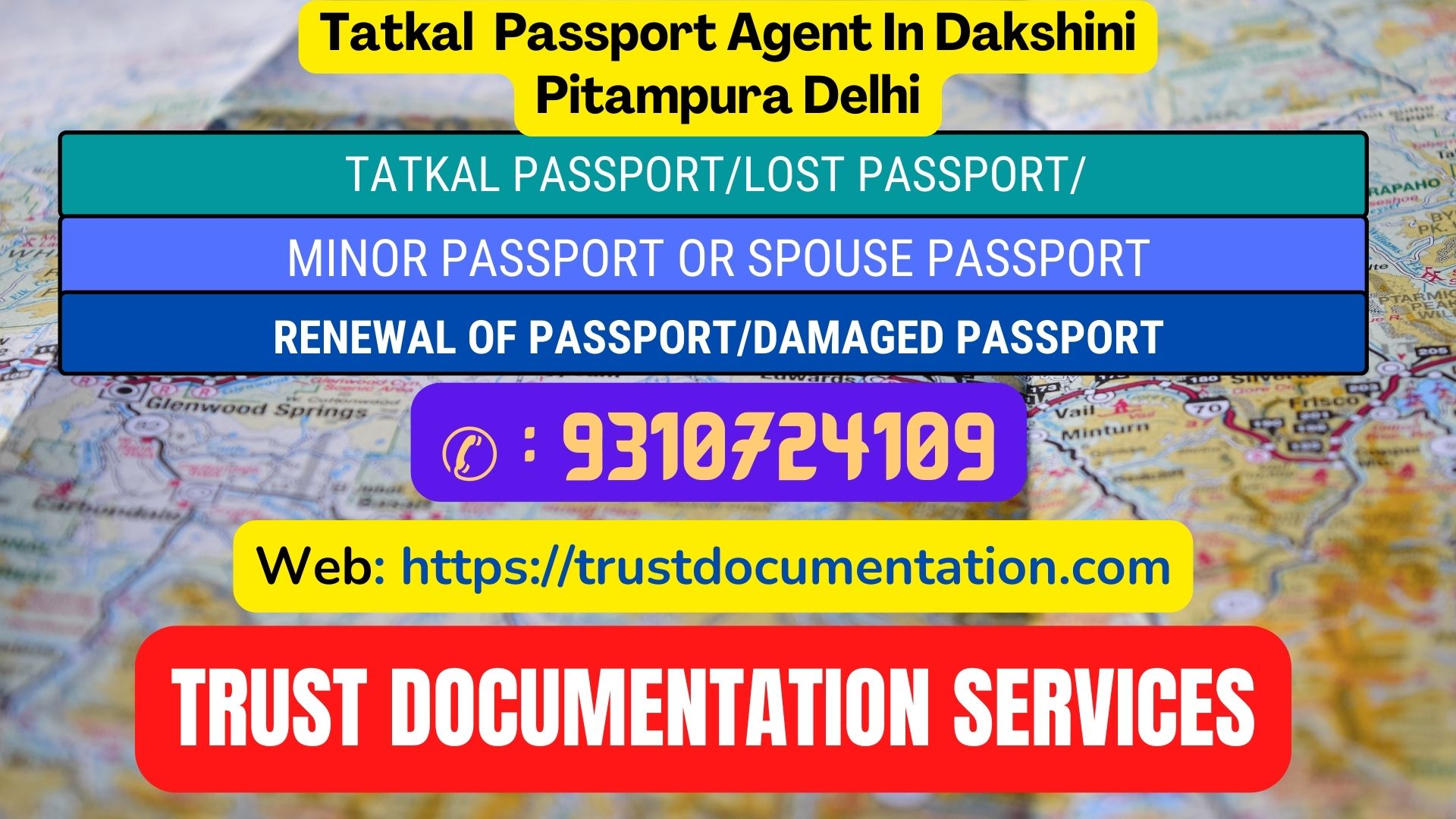 Passport agent consultant in Dakshini Pitampura Delhi 9310724109