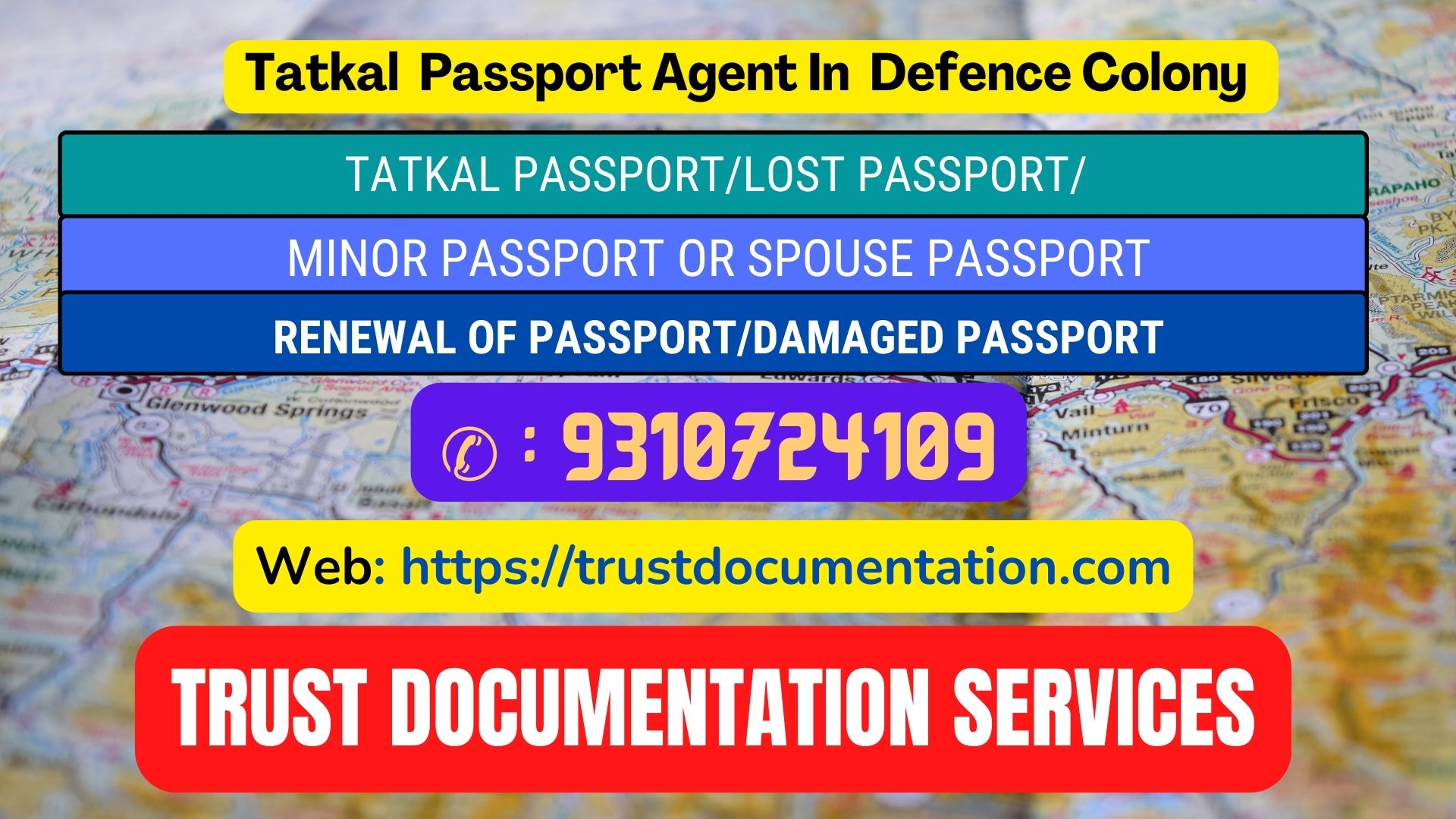 Passport agent consultant in Defence Colony Delhi 9310724109