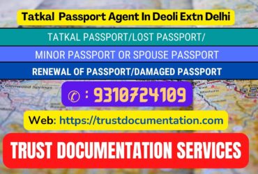 Passport agent consultant in Deoli Extn Delhi 9310724109