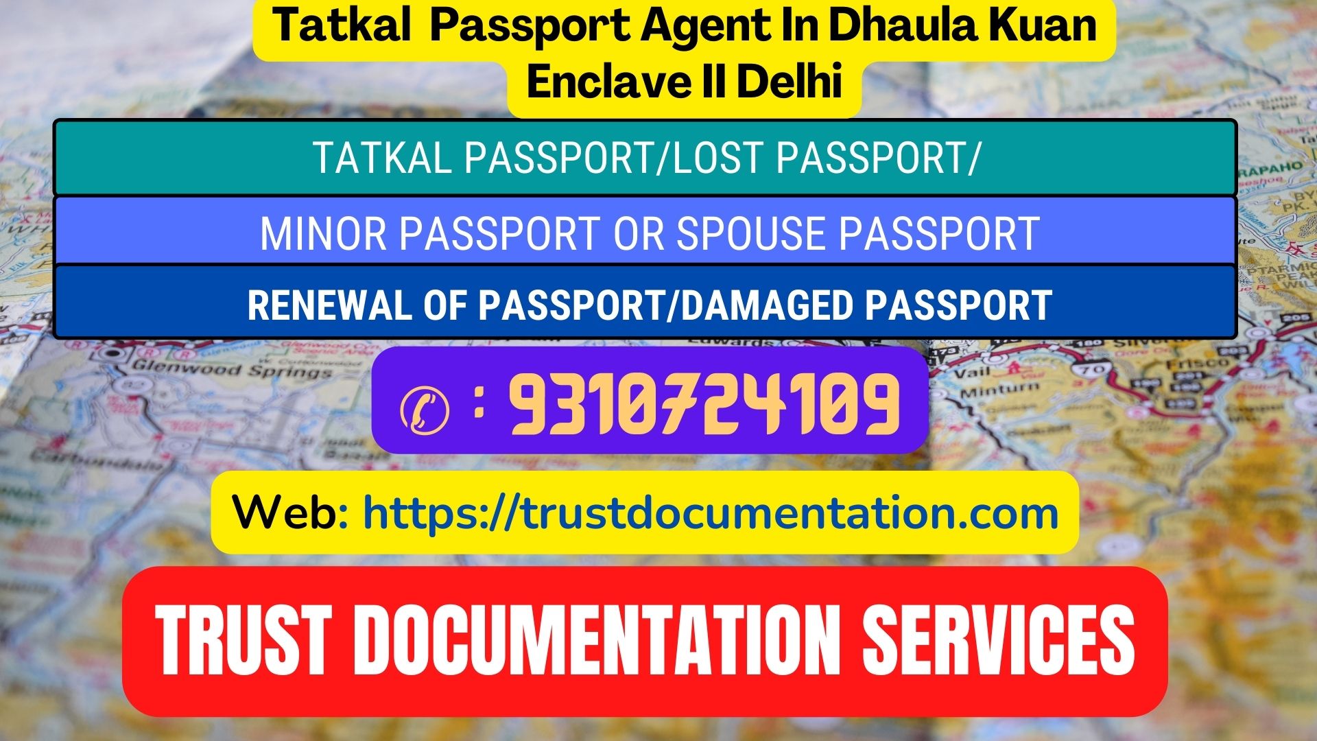 Passport agents in Dhaula Kuan Enclave II Delhi 9310724109