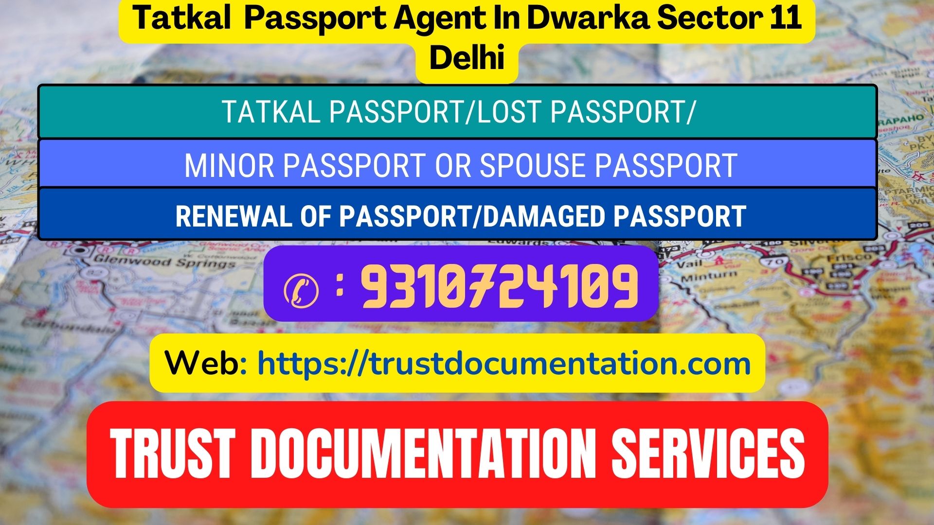 Passport agents in Dwarka Sector 11 Delhi 9310724109