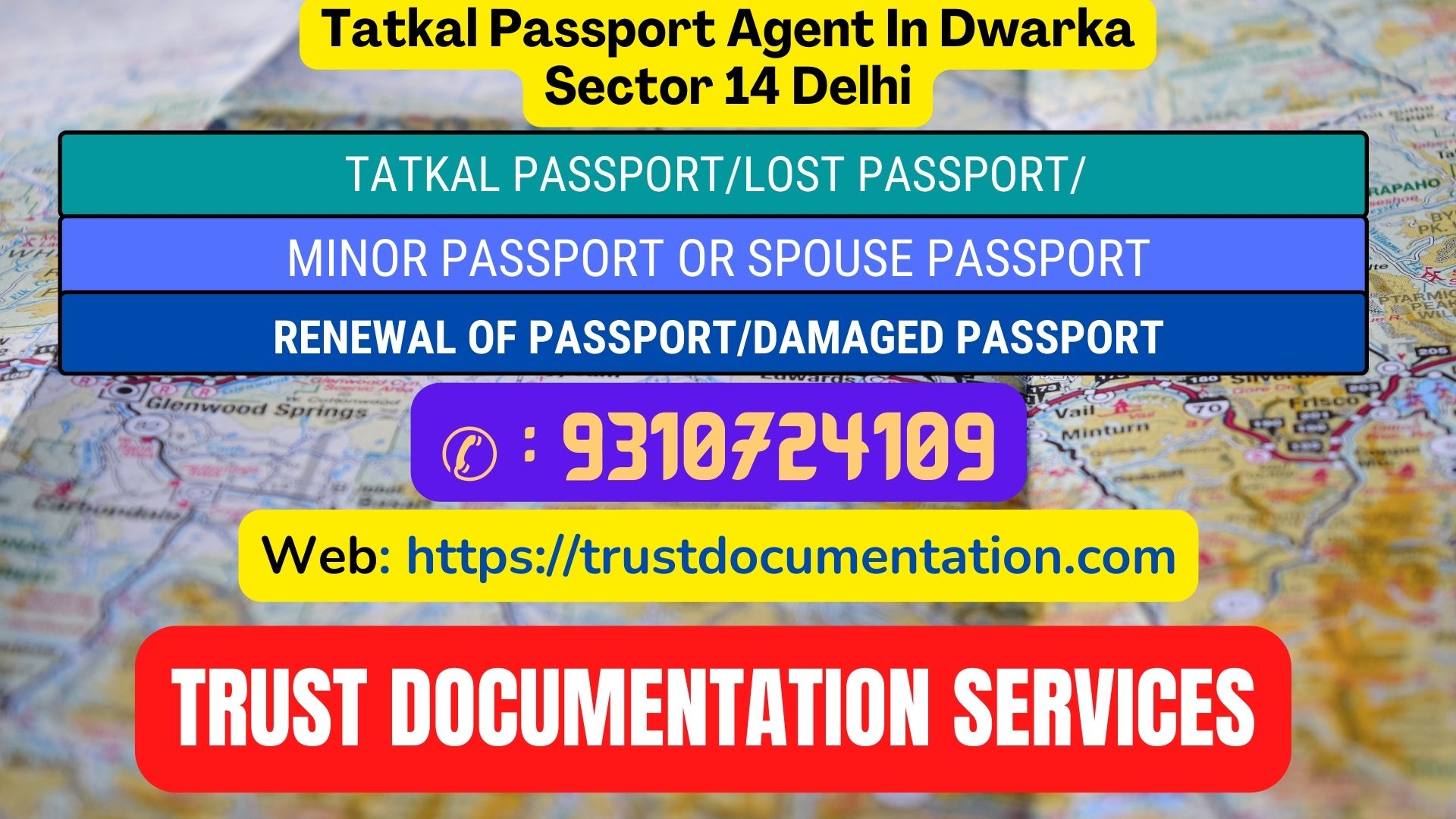 Passport agents in Dwarka Sector 14 Delhi 9310724109