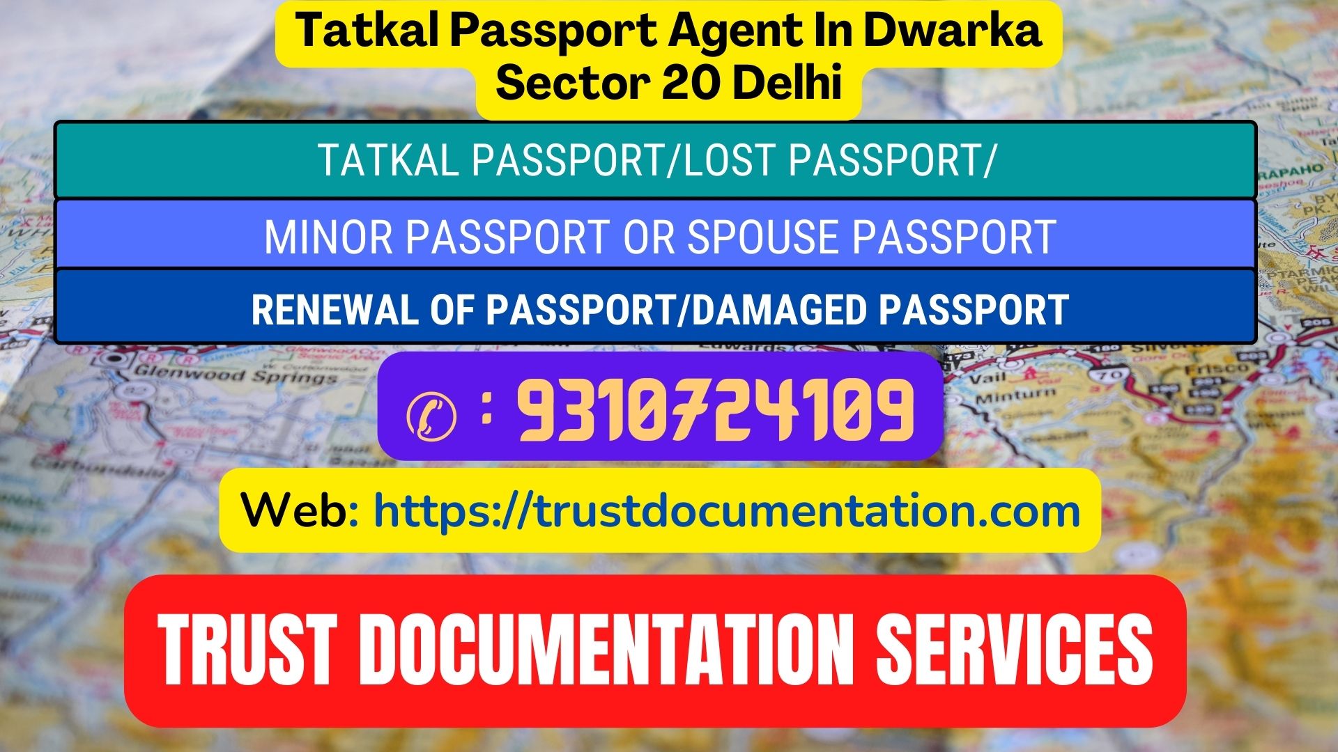 Passport agents service in Dwarka Sector 20 Delhi 9310724109