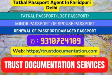 Tatkal passport services in Faridpuri Delhi 9310724109