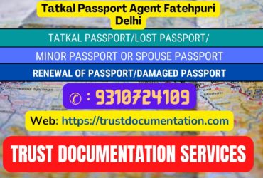 Tatkal passport services in Fatehpuri Delhi 9310724109