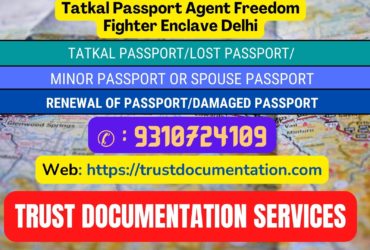 Passport agents in Freedom Fighter Enclave Delhi 9310724109