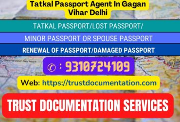 Passport agent consultant in Gagan Vihar Delhi 9310724109