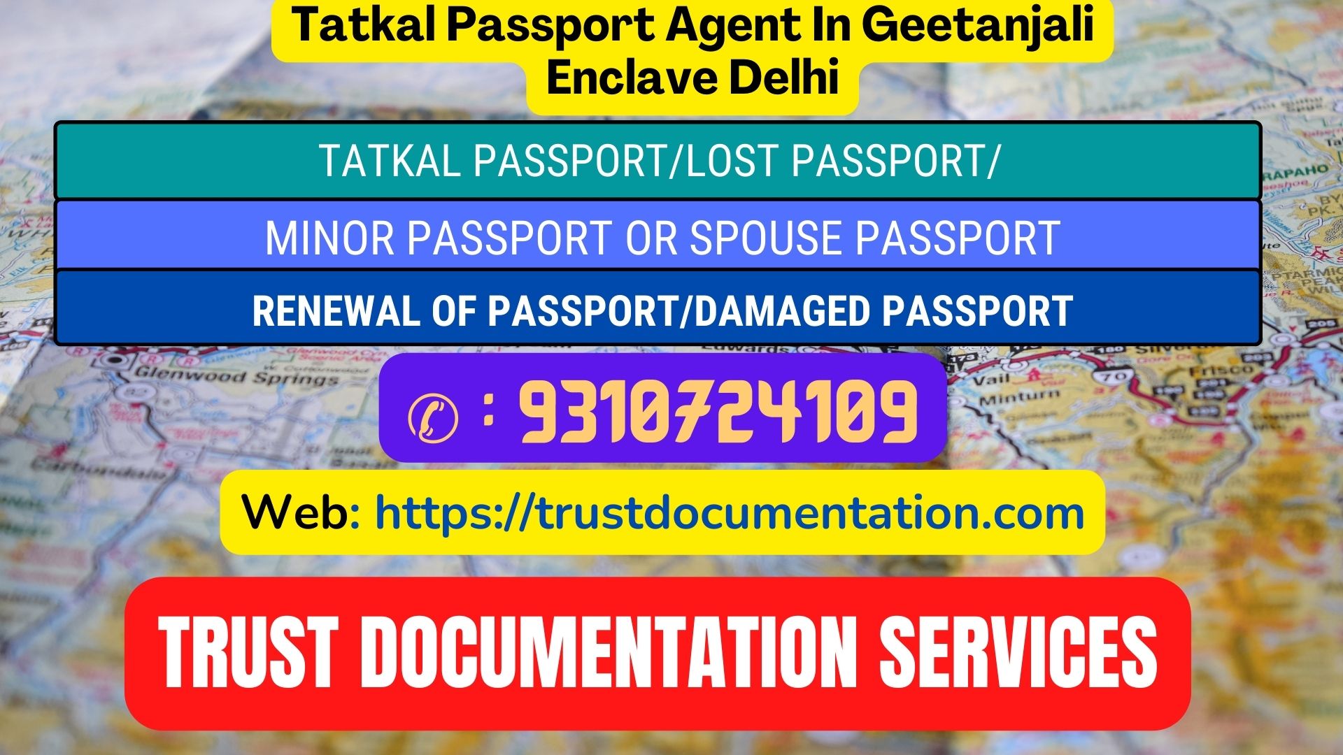 Passport agent consultant in Geetanjali Enclave Delhi 9310724109