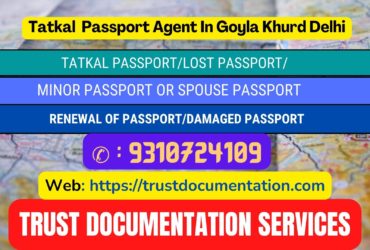 Passport agent consultant in Goyla Dairy Delhi 9310724109