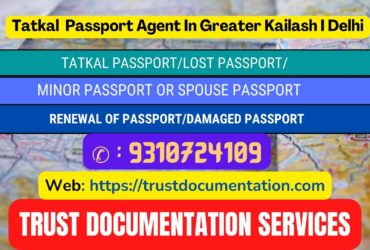 Passport agents service in Greater Kailash I Delhi 9310724109