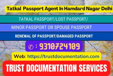 Passport agent consultant in Hamdard Nagar Delhi 9310724109