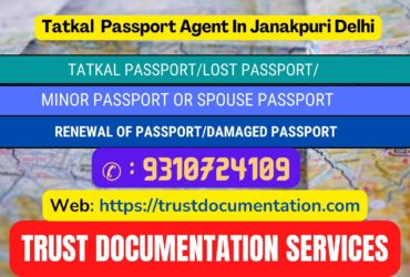 Passport agents in Janakpuri Delhi 9310724109