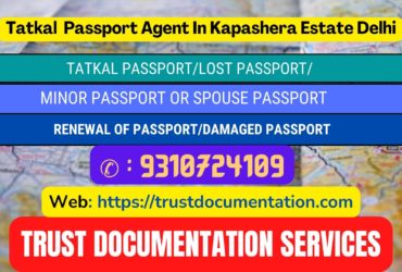 Tatkal passport services in Kapashera Estate Delhi 9310724109