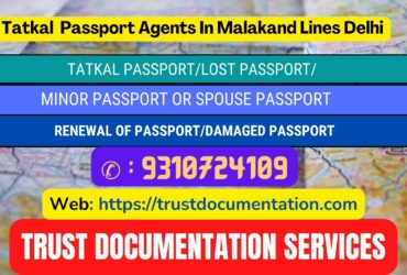 Passport agents service in Malakand Lines Delhi 9310724109