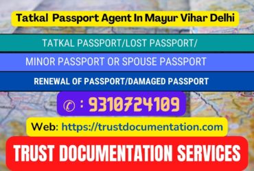 Tatkal passport services in Mayur Vihar Delhi 9310724109