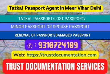 Passport agents service in Meer Vihar Delhi 9310724109