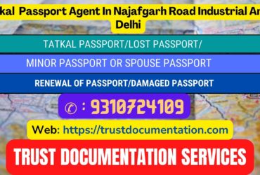 Passport agents service in Najafgarh Road Industrial Area Delhi 9310724109