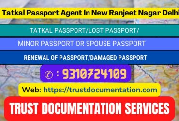 Tatkal passport agents in New Rajender Nagar Delhi 9310724109