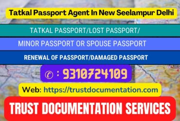 Passport agents in New Seelampur Delhi 9310724109