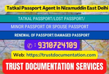 Passport agents consultant in Nizamuddin East Delhi 9310724109