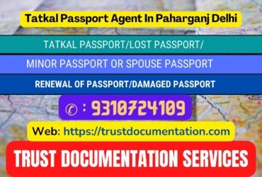 Tatkal passport agents in Paharganj Delhi 9310724109