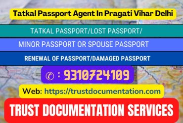 Passport agents service in Pragati Vihar Delhi 9310724109