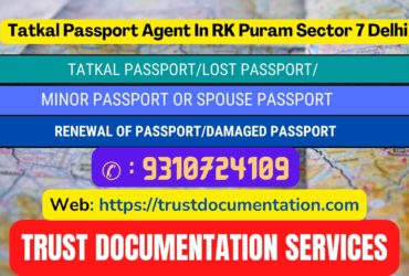 Passport agents consultant in RK Puram Sector 7 Delhi 9310724109