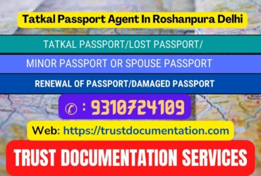 Tatkal passport services in Roshanpura Delhi 9310724109