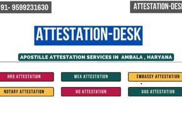 Certificate Apostille | Embassy Attestation in Ambala Haryana 9599231630