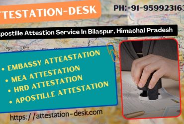 Certificate Attestation Apostille in Bilaspur 9599231630