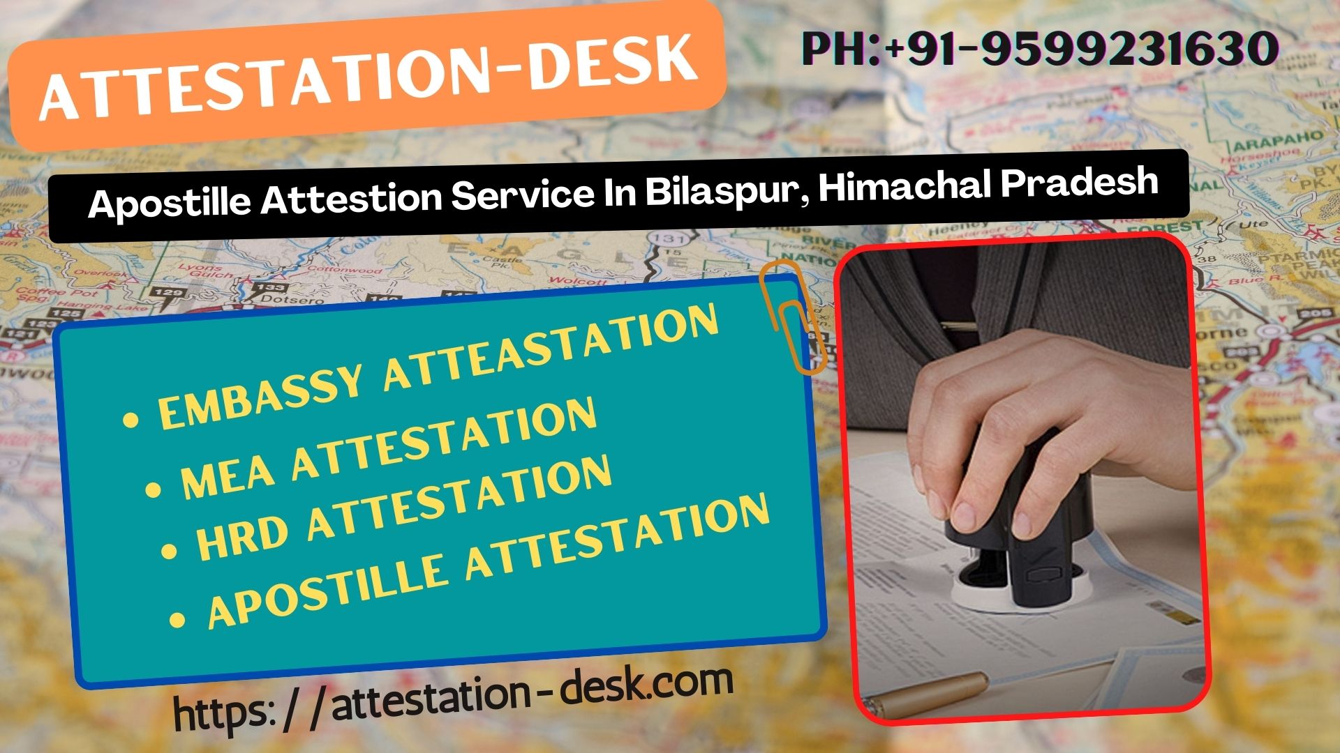 Certificate Attestation Apostille in Bilaspur 9599231630