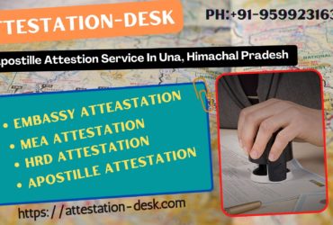 Certificate Attestation Apostille in Una 9599231630