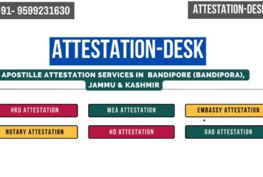 Certificate Apostille | Embassy Attestation in Bandipore (Bandipora) , Jammu & Kashmir 9599231630