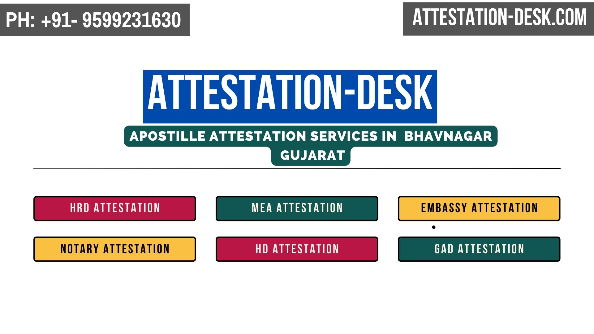 Certificate Apostille | Embassy Attestation in Bhavnagar Gujarat 9599231630