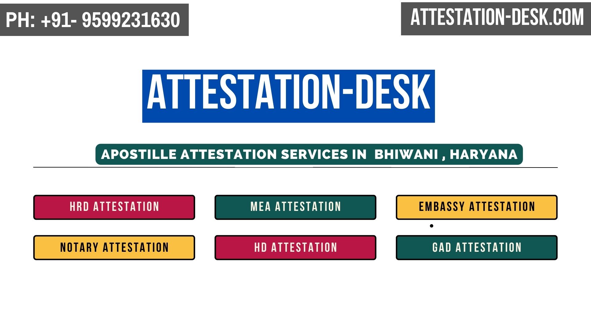 Certificate Apostille | Embassy Attestation in Bhiwani Haryana 9599231630