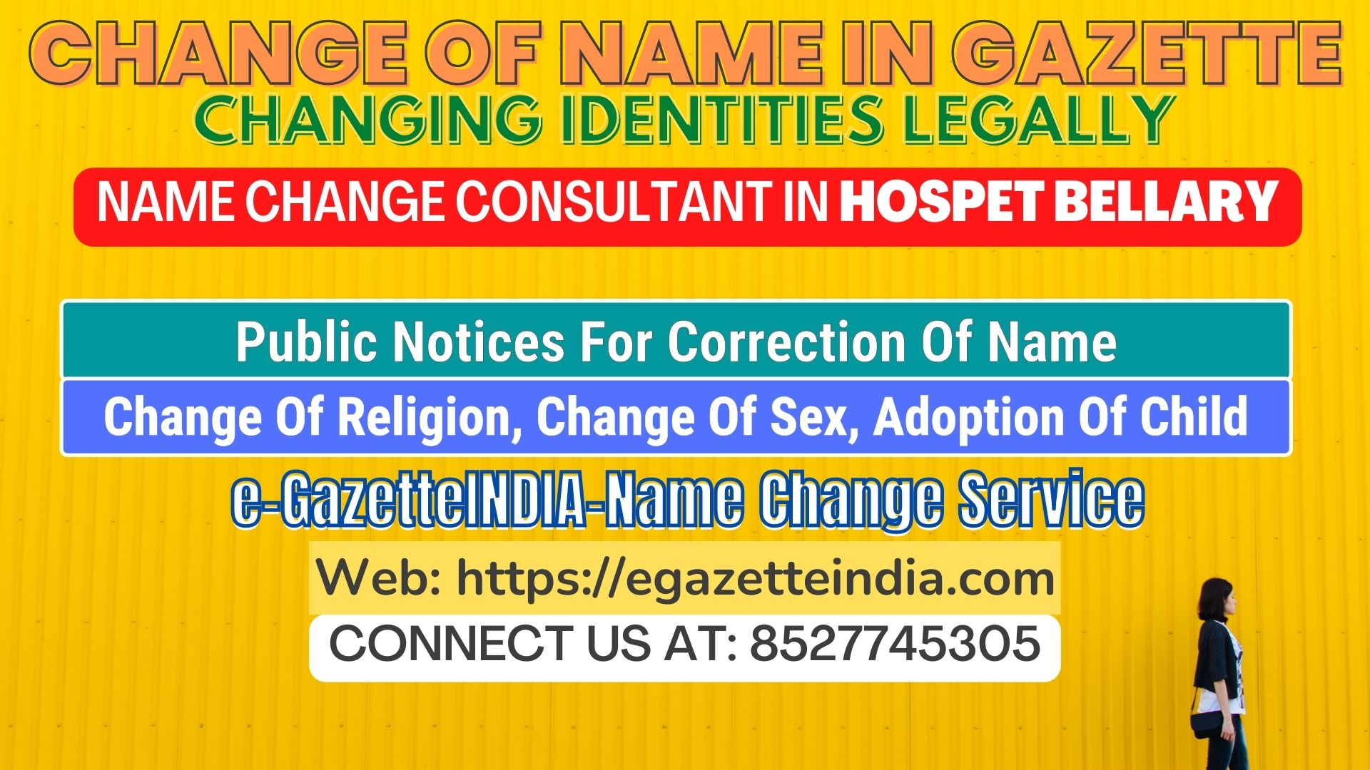 The procedure for name changesin Hospet Bellary 8527745305