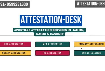 Certificate Apostille | Embassy Attestation in Jammu, Jammu & Kashmir 9599231630