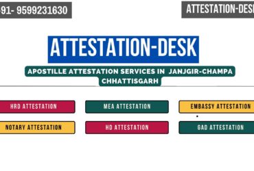 Certificate Apostille | Embassy Attestation in Janjgir-Champa Chhattisgarh 9599231630