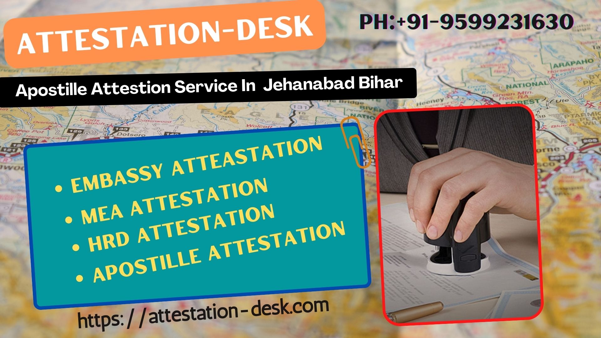 Certificate Attestation Apostille in Jehanabad  9599231630