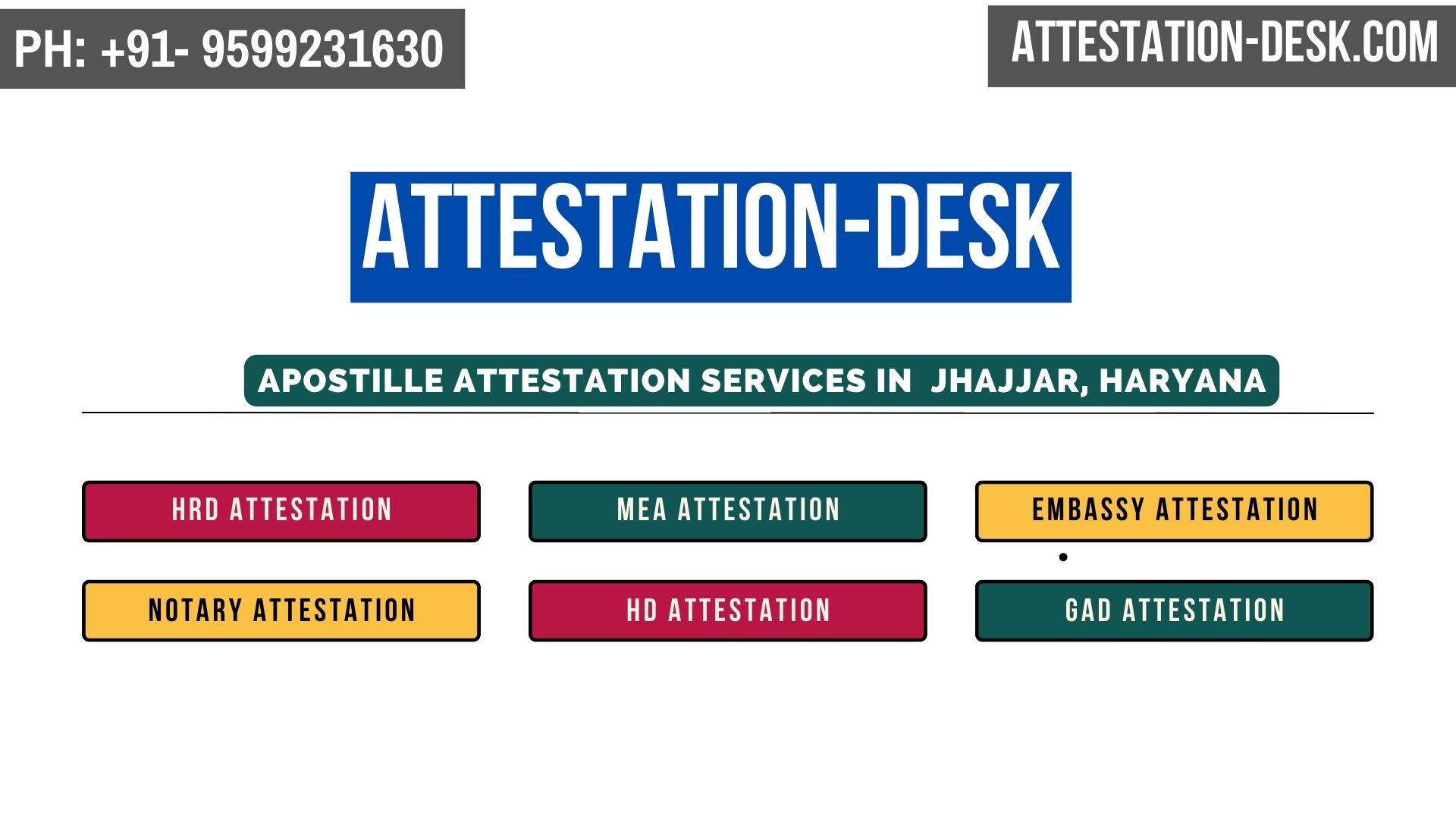 Certificate Apostille | Embassy Attestation in Jhajjar Haryana 9599231630