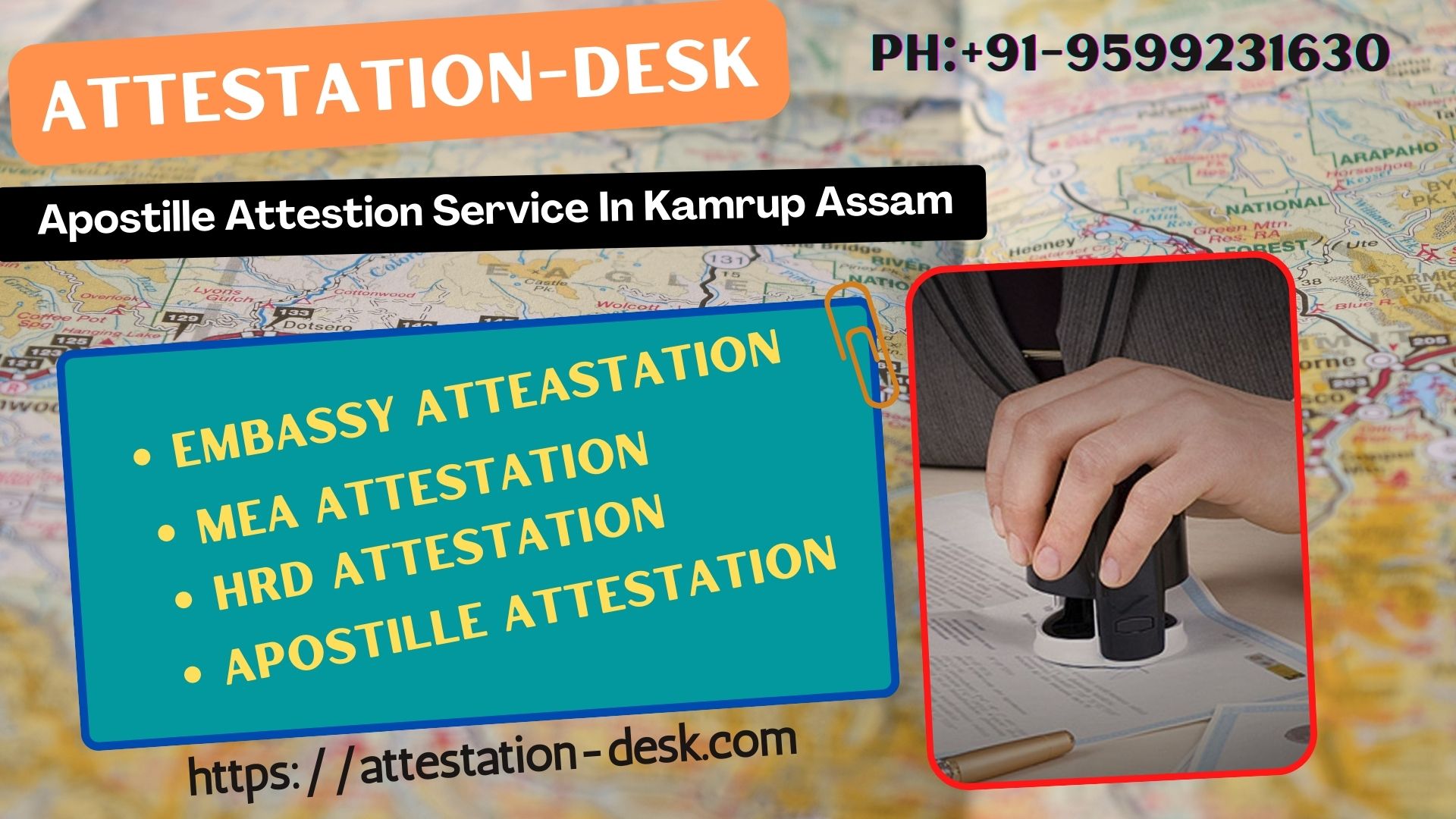 Certificate Attestation Apostille in Kamrup    9599231630