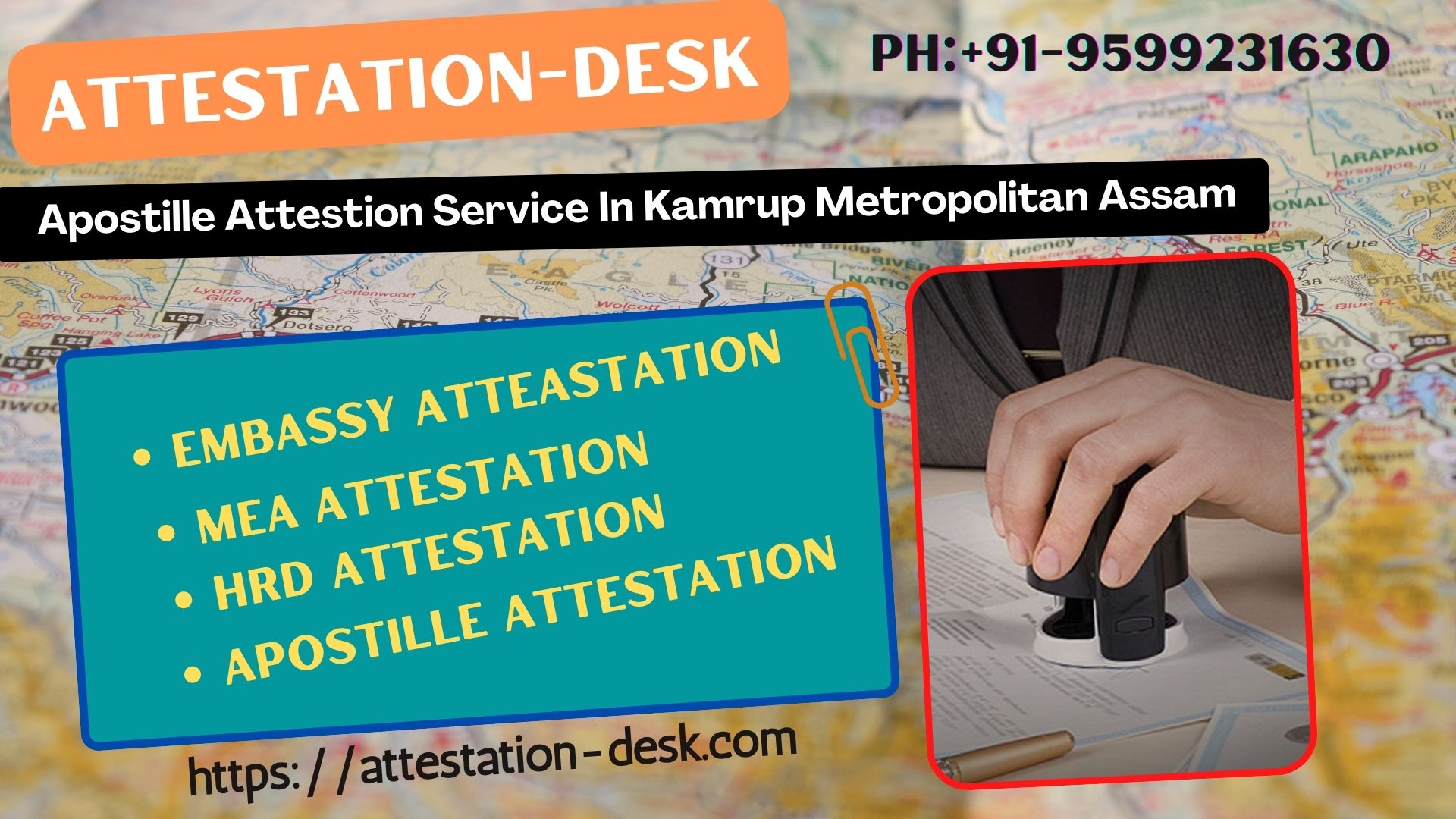 Certificate Attestation Apostille in Kamrup Metropolitan    9599231630