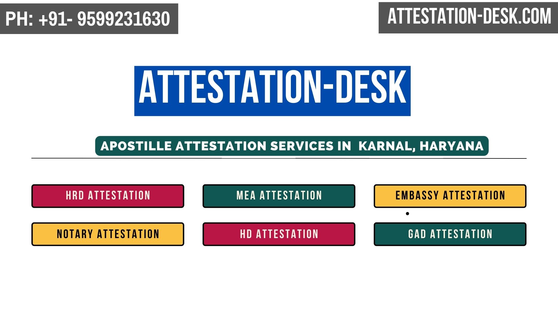 Certificate Apostille | Embassy Attestation in Karnal Haryana 9599231630